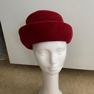 Vintage Ferncroft Velour Hat Womens